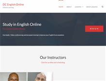 Tablet Screenshot of dc-english.net
